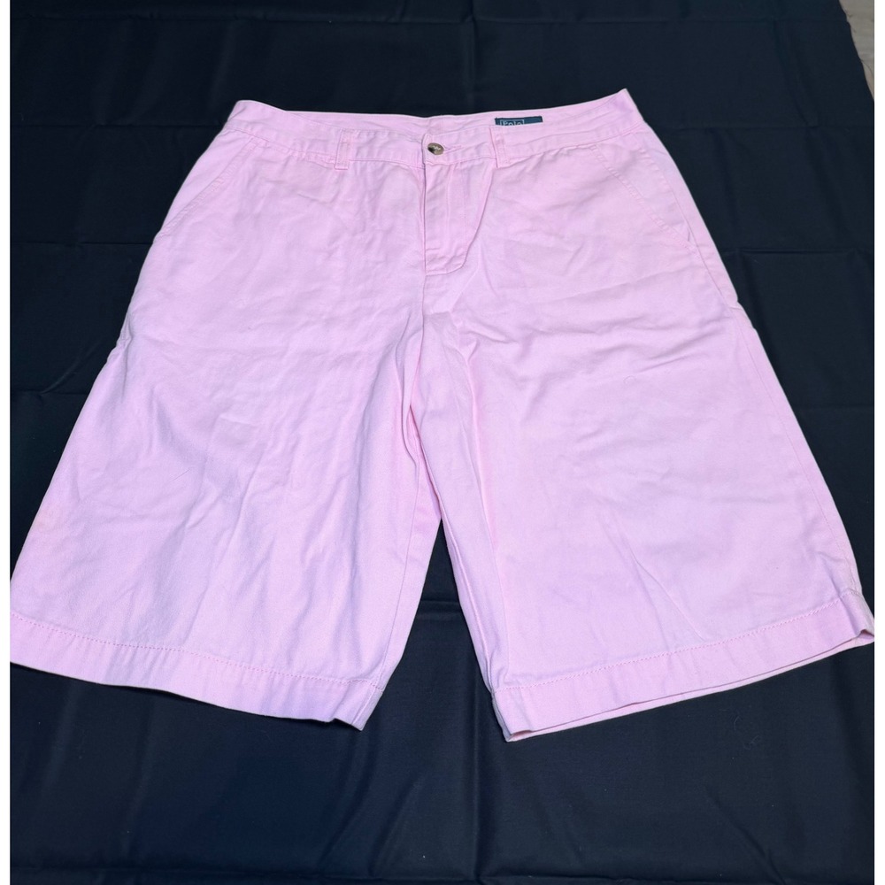 Polo Ralph Lauren Mens Pink Chino Shorts Size 18 Cotton Twill Preppy Summer